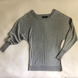 The Limited Gray Sweater Large Dolman Sleeve